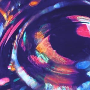 colourful painting of an eye - chronic anxiety