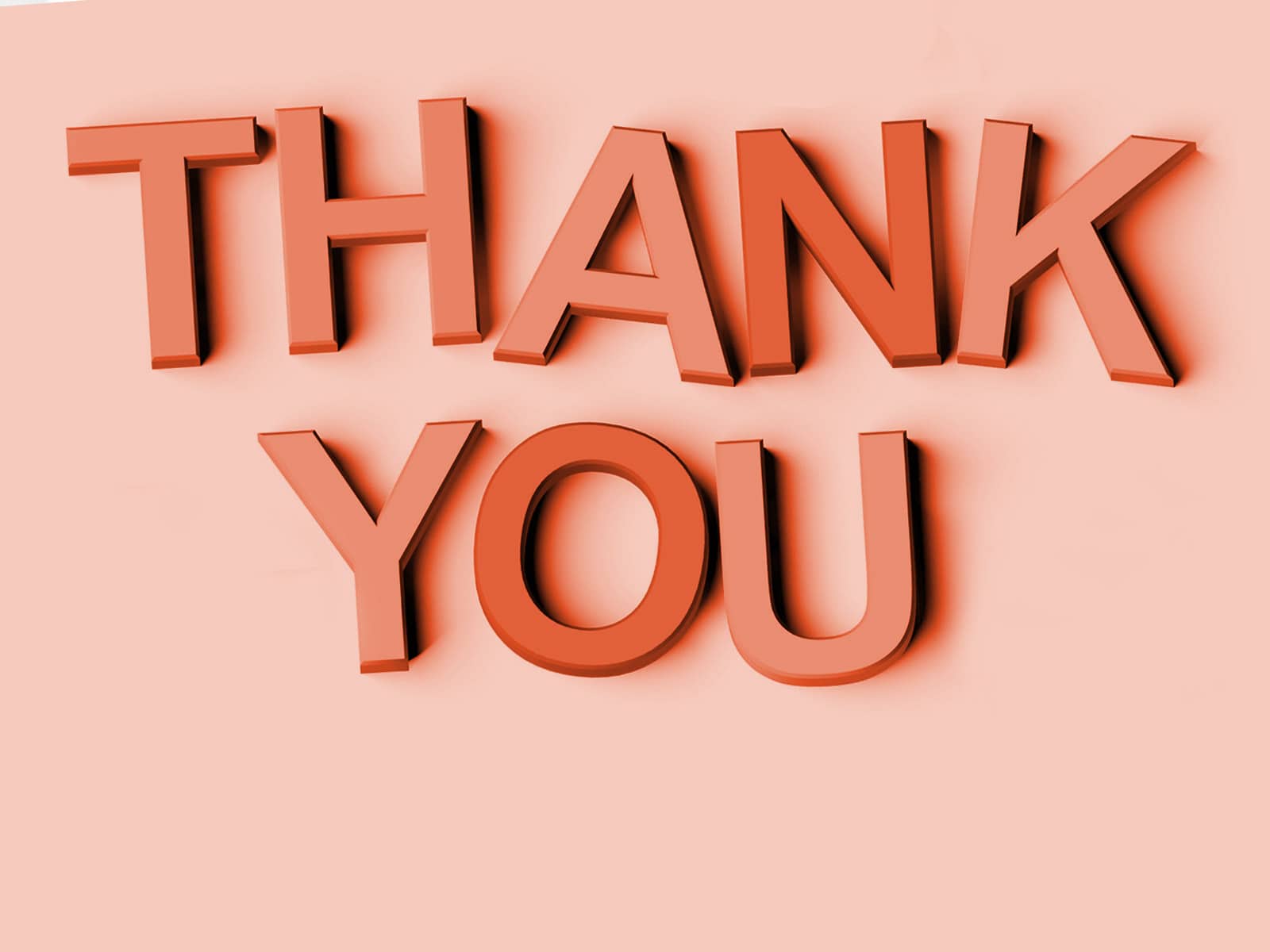 Thank you wording