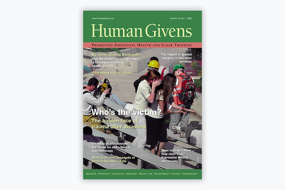 Human Givens Journal - Volume 15, No 1