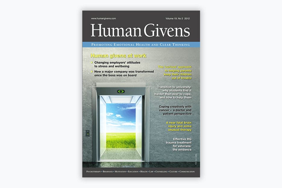 Human Givens Journal - Volume 19, No 2, 2012