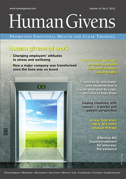 Human Givens Journal - Volume 19, No 2, 2012