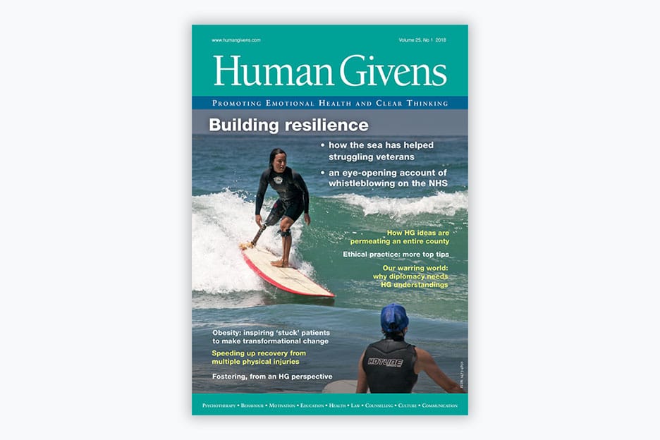 Human Givens Journal - Volume 25, No 1, 2018