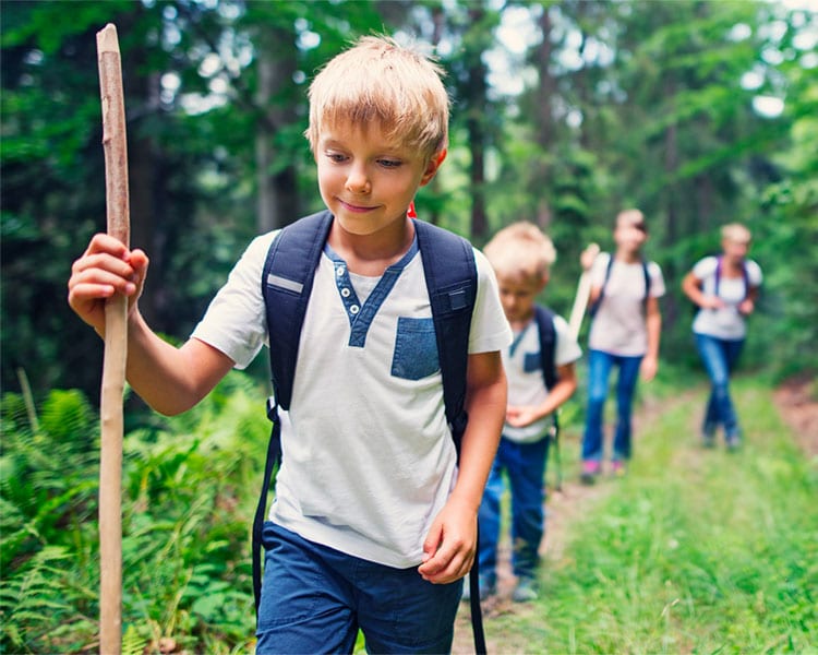 Troubled young minds - Children hiking