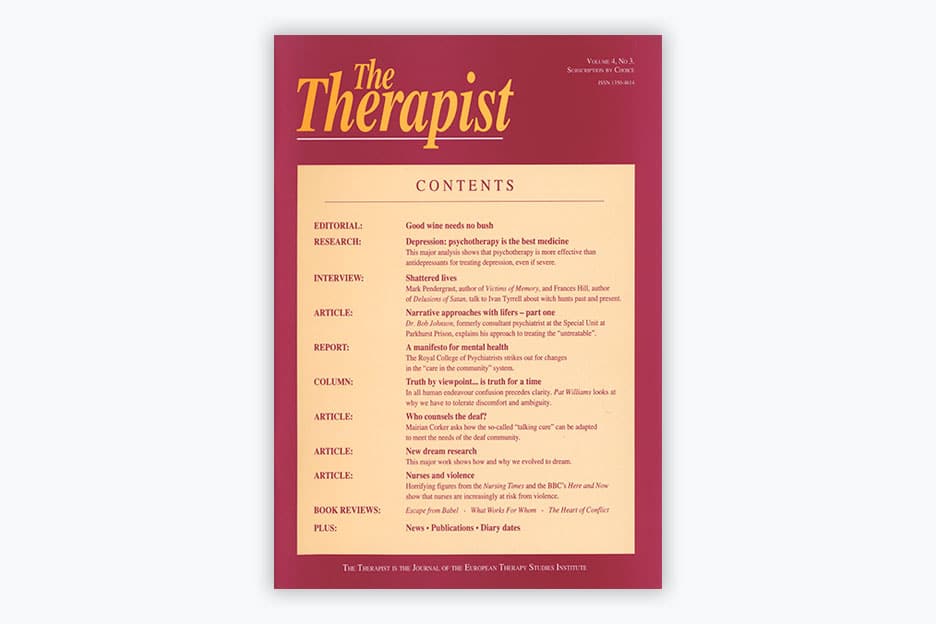 The Therapist - Volume 4, No 3 (1997)