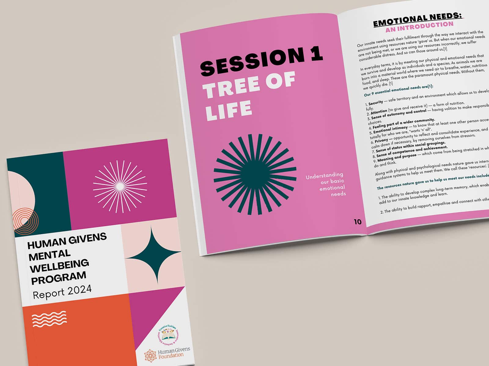 Human Givens Mental Health Wellbeing Program 2024